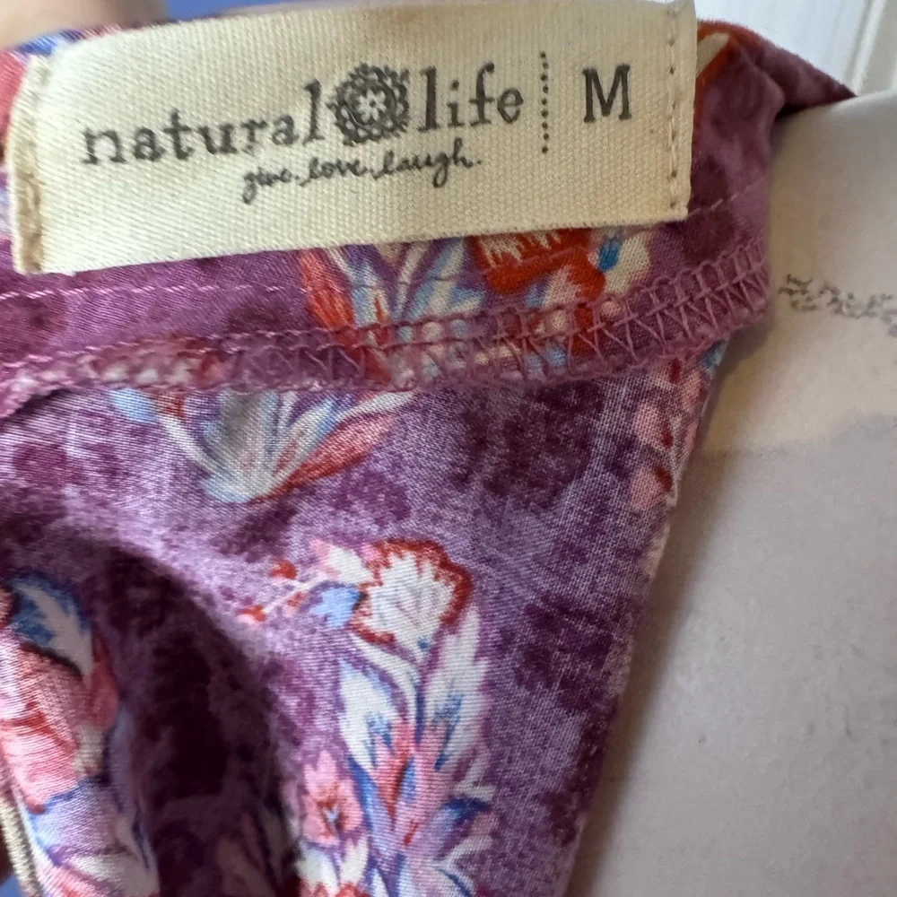 NATURAL LIFE Purple Floral Maxi Dress - Picture 8 of 10